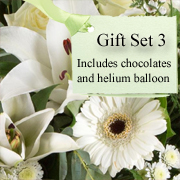 Gift Set 3 - Florist Choice Hand-Tied Bouquet Aqua