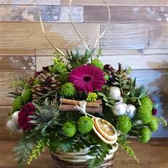 Florist Choice Christmas Basket