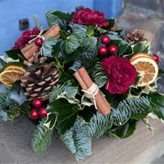 Fresh Holly Posy