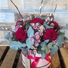 Pure Luxury Rose Hatbox 