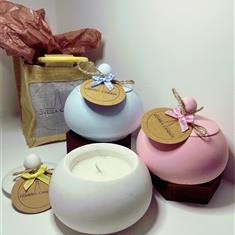Chubby Pot Candle Beach Daffodils &amp; Vanilla 